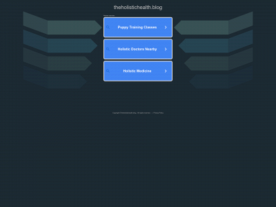 theholistichealth.blog snapshot