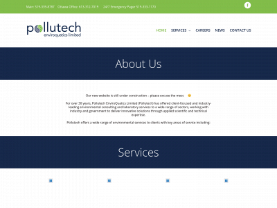 pollutech.ca snapshot