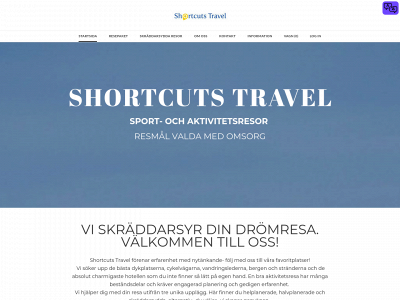 www.shortcutstravel.se snapshot