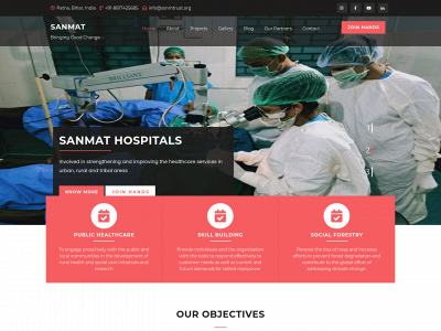 sanmat.org snapshot
