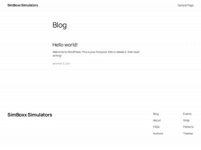 simboxxsimulators.com snapshot