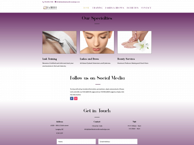 labellelashandbrowdesign.com snapshot