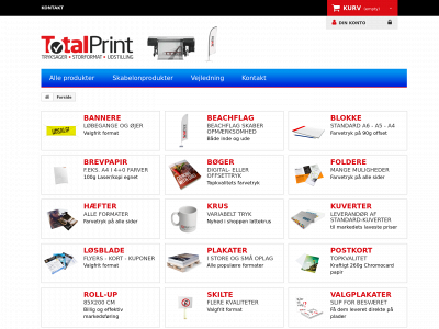totalprint.dk snapshot