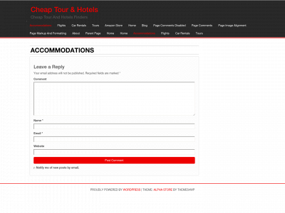 cheaptourhotels.com snapshot