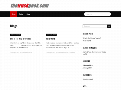 thetruckgeek.com snapshot
