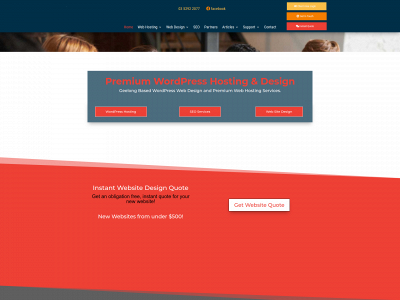 edhosting.com.au snapshot