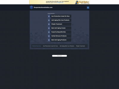 sunprotectionshields.com snapshot