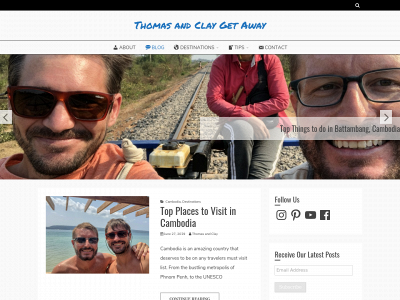 thomasandclaygetaway.com snapshot