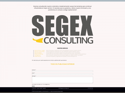 segexconsulting.com snapshot
