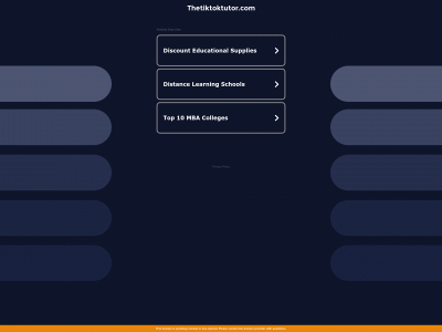 thetiktoktutor.com snapshot