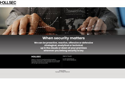 hollsec.se snapshot