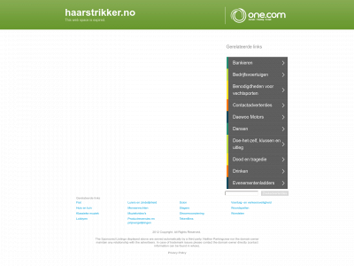 haarstrikker.no snapshot