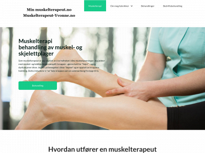 www.minmuskelterapeut.no snapshot