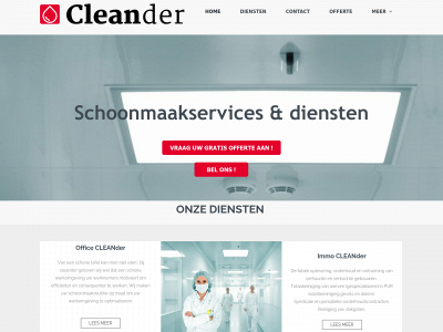 cleander.be snapshot