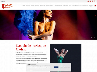 www.evilevaburlesqueschool.com snapshot