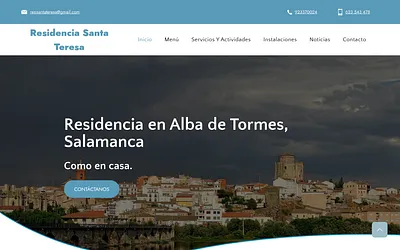 residenciasantateresaalbadetormes.es snapshot