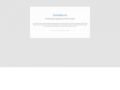 toreide.no snapshot
