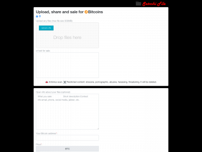 satoshifile.com snapshot