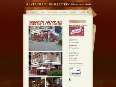 restaurantkapitein.be snapshot
