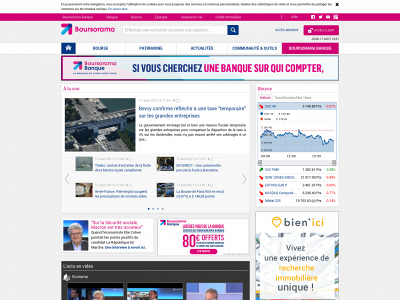 boursorama.fr snapshot