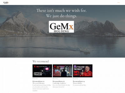 gemxholding.com snapshot