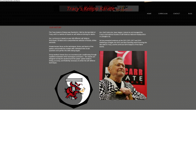 tracyskenpokarate.com snapshot