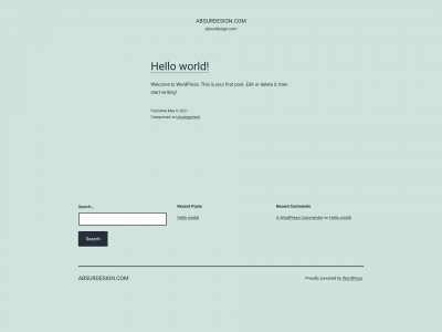 absurdesign.com snapshot