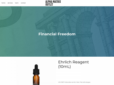 alphamatrixoutlet.com snapshot