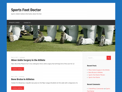 sportsfootdoctor.com snapshot