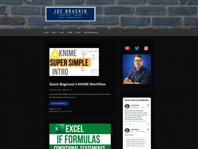 joebrackin.com snapshot