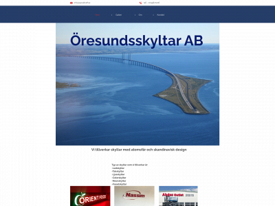 oresundsskyltar.se snapshot
