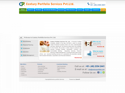 centuryportfolio.com snapshot