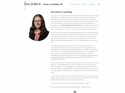jennycoaching.se snapshot