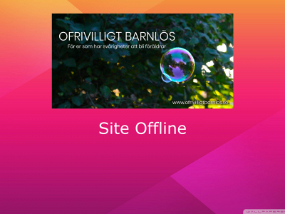 ofrivilligtbarnlos.se snapshot