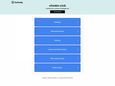 cheater.club snapshot
