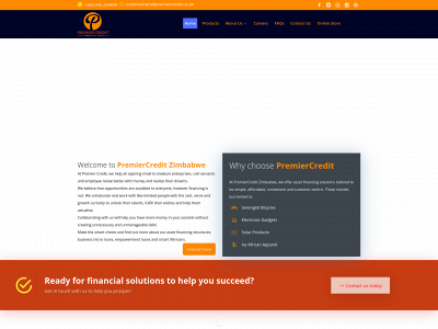premiercredit.co.zw snapshot