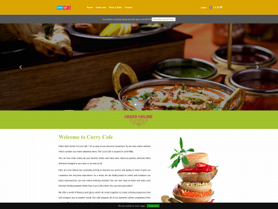 currycafe.co.uk snapshot