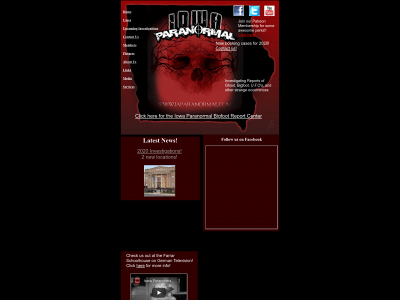 iaparanormal.com snapshot