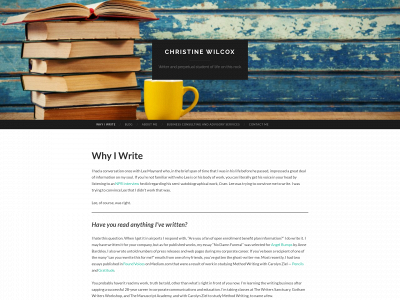 christinewilcox.com snapshot