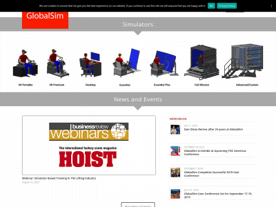 globalsim.com snapshot