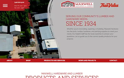 maxwellhardwaredelhi.com snapshot
