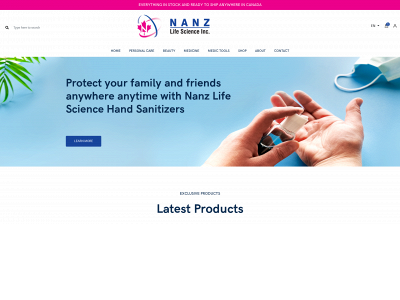 nanzlifescience.com snapshot