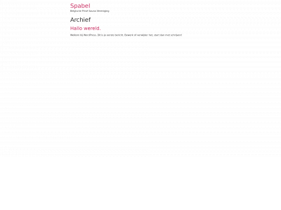 spabel.be snapshot