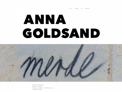 annagoldsand.com snapshot