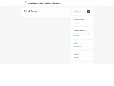 apfeldesign.com snapshot