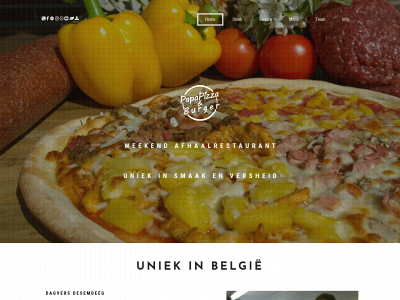 papapizzaenburger.be snapshot