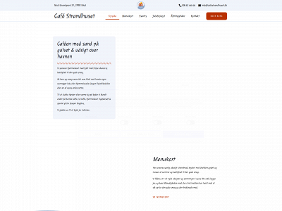 cafestrandhuset.dk snapshot