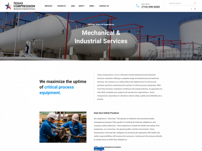 texascompression.com snapshot