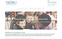 www.novaspeechandlanguage.com snapshot