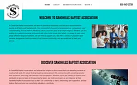 sandhillsbaptist.org snapshot